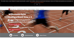 Desktop Screenshot of kreissportbund-unna.de