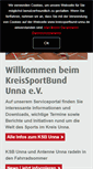 Mobile Screenshot of kreissportbund-unna.de